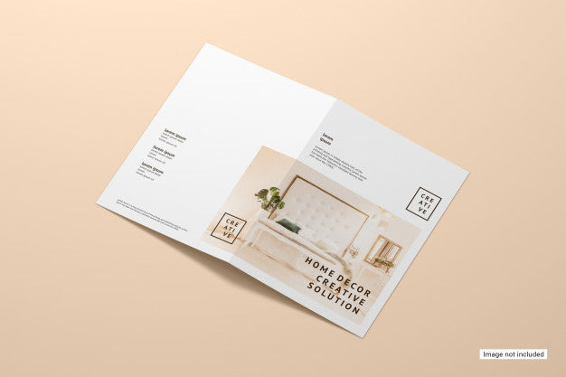 Free Bifold Brochure Mockup Psd