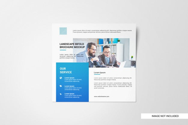 Free Bifold Brochure Mockup Psd