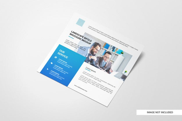 Free Bifold Brochure Mockup Psd