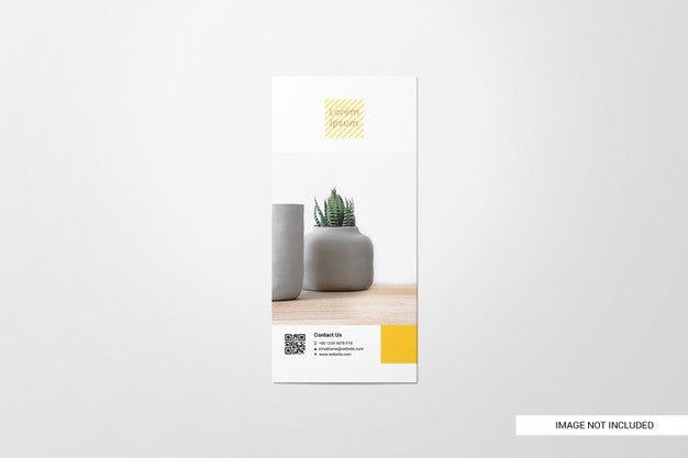 Free Bifold Flyer Brochure Mockup Psd