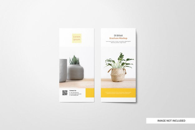 Free Bifold Flyer Brochure Mockup Psd