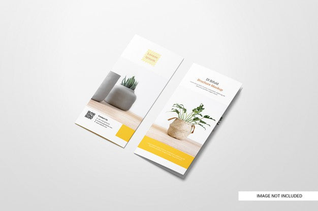 Free Bifold Flyer Brochure Mockup Psd