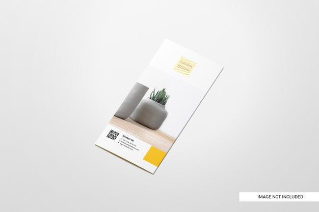 Free Bifold Flyer Brochure Mockup Psd