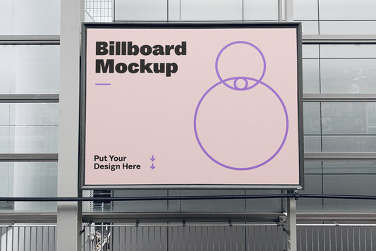 Free Billboard In Hall Mockup