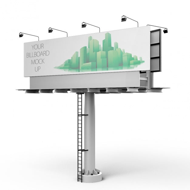 Free Billboard Mock Up Design Psd