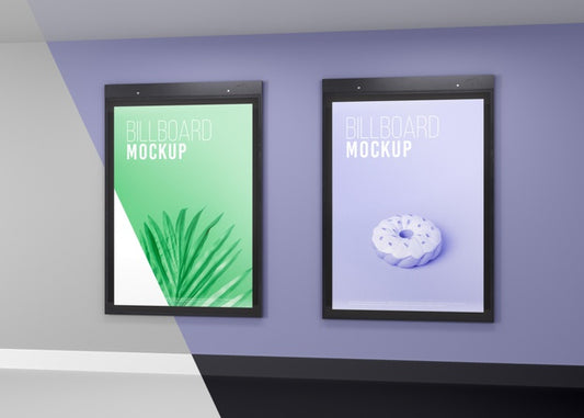 Free Billboard Studio Mock Up Psd