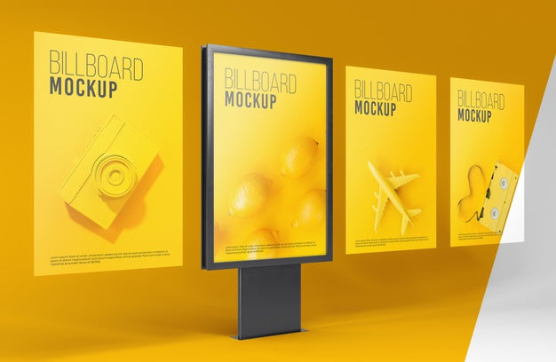 Free Billboard Studio Mock Up Psd