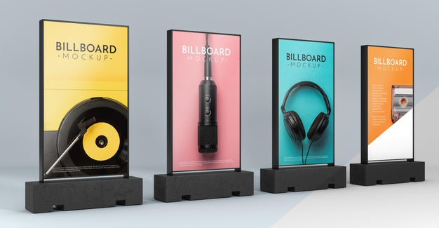 Free Billboard Studio Mock Up Psd