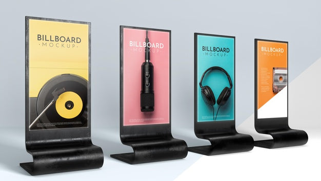 Free Billboard Studio Mock Up Psd