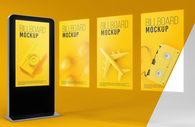 Free Billboard Studio Mock Up Psd