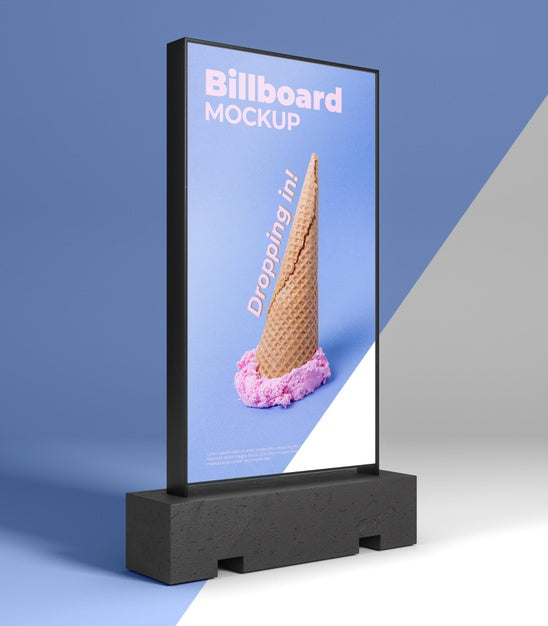 Free Billboard Studio Mock Up Psd