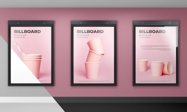 Free Billboard Studio Mock Up Psd