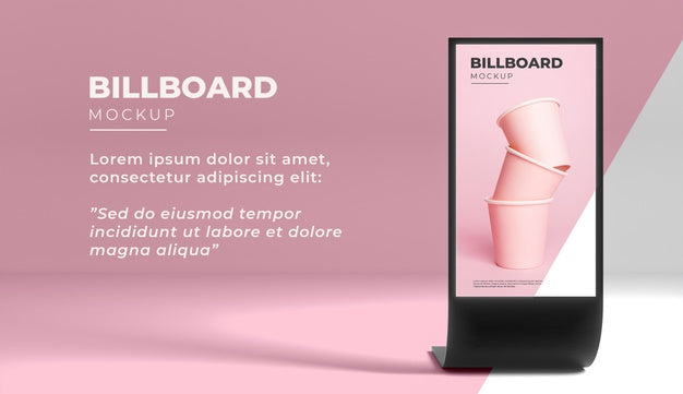 Free Billboard Studio Mock Up Psd