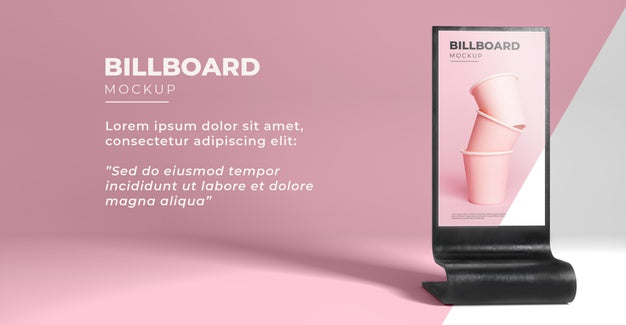 Free Billboard Studio Mock Up Psd