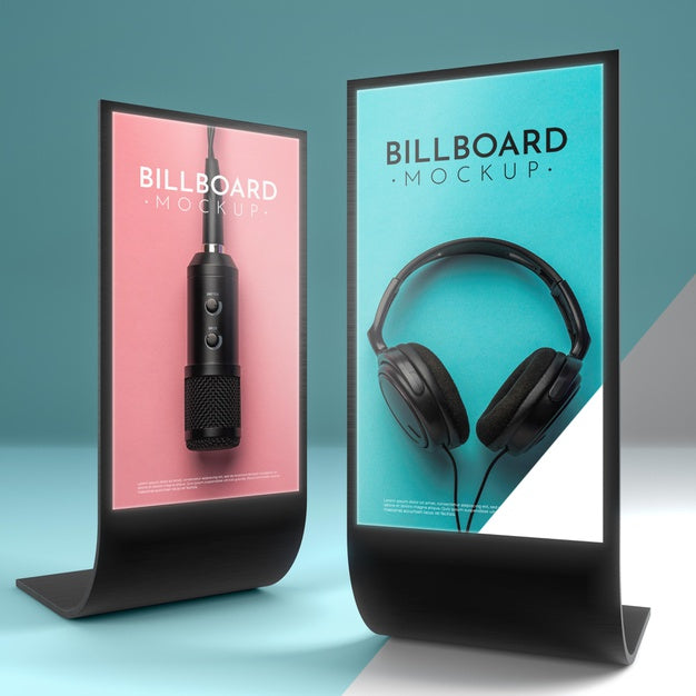 Free Billboard Studio Mock Up Psd