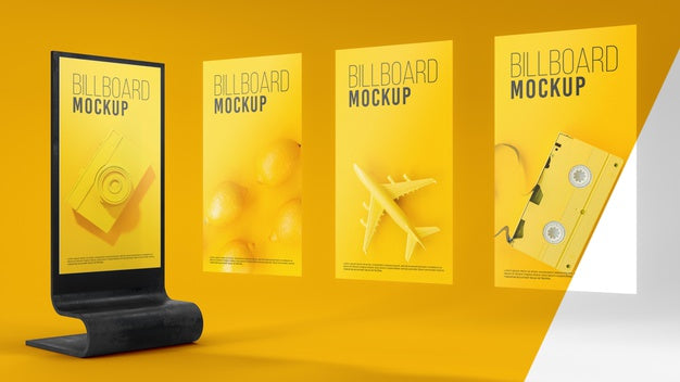 Free Billboard Studio Mock Up Psd