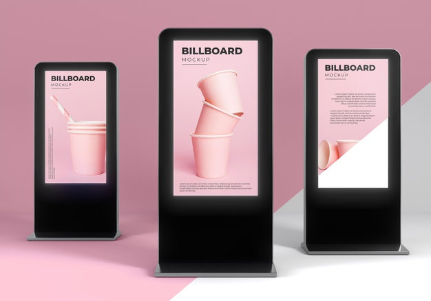 Free Billboard Studio Mock Up Psd