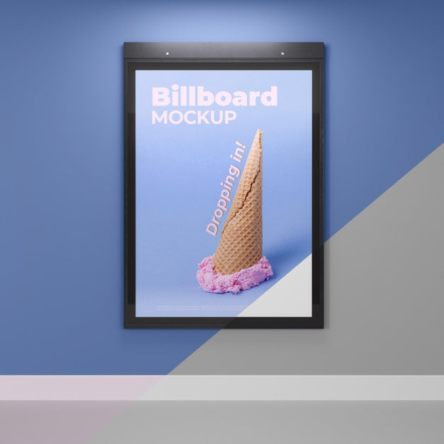 Free Billboard Studio Mock Up Psd