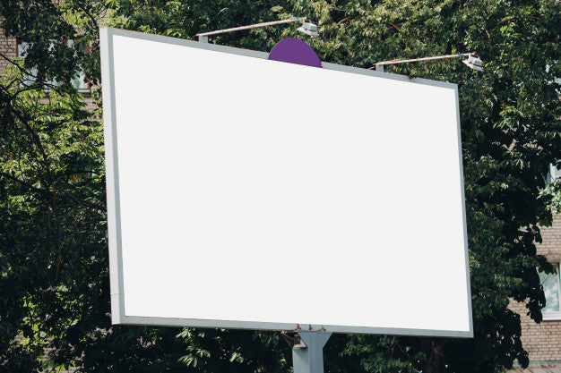 Free Billboard With Blank Surface For Advertising Psd