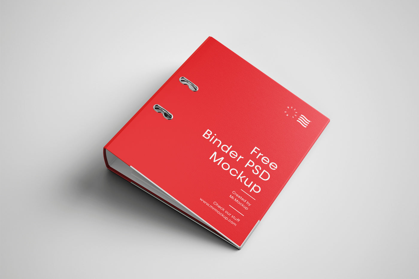 Free Binder Cover Mockup