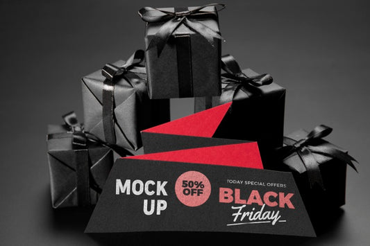 Free Black Friday Concept With Mock-Up Psd