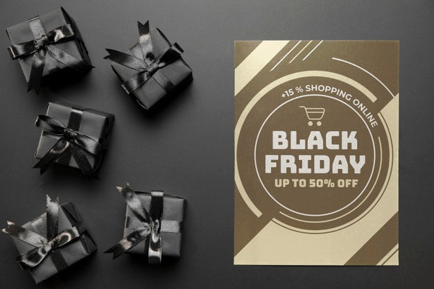 Free Black Friday Concept With Mock-Up Psd