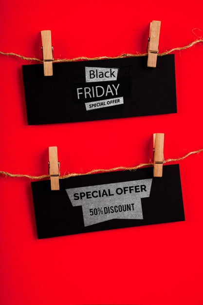 Free Black Friday Concept With Special Offer Psd