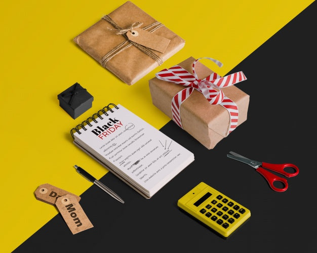 Free Black Friday Scene Creator Mockup Psd