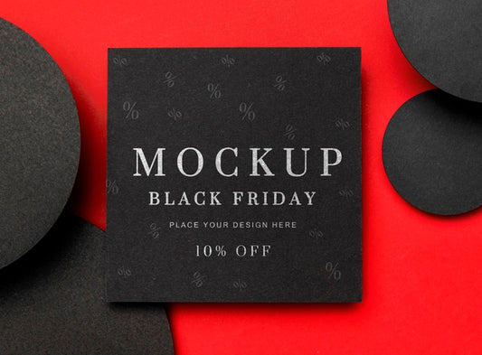 Free Black Friday Squared Mock-Up Psd