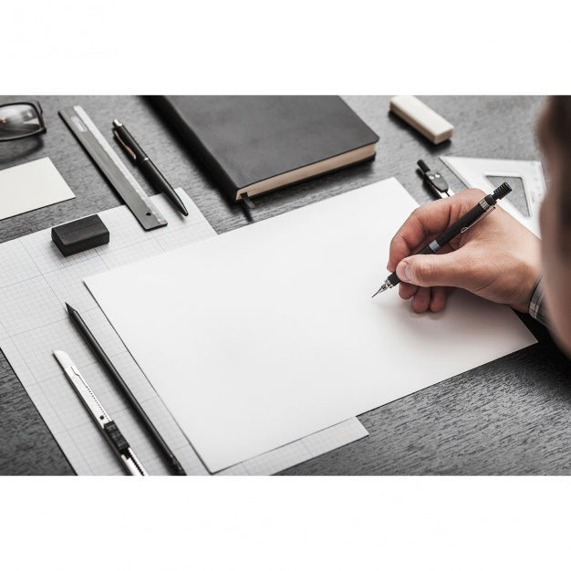 Free Blank Page Mock Up Design Psd