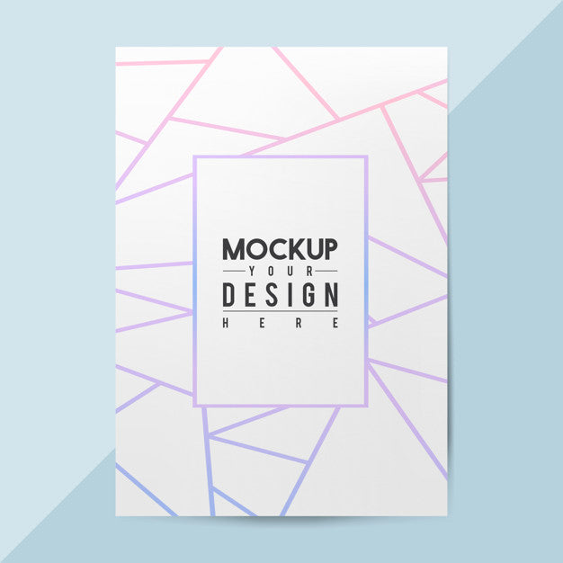 Free Blank Paper Brochure Template Mockup Psd