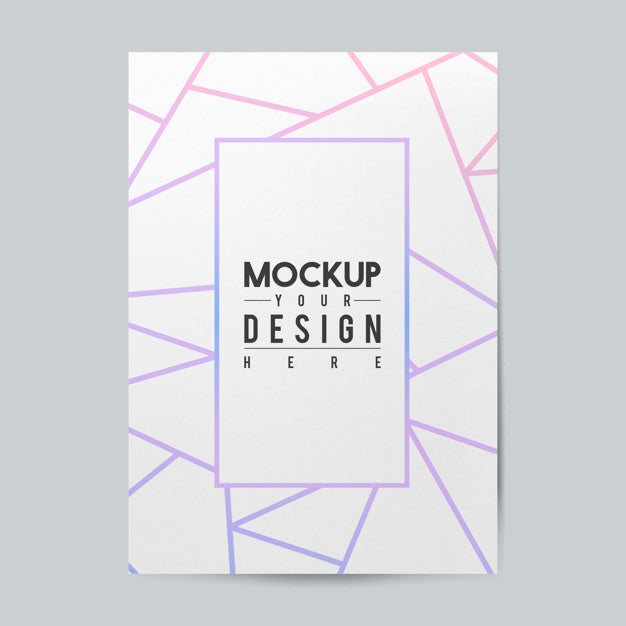 Free Blank Paper Brochure Template Mockup Psd