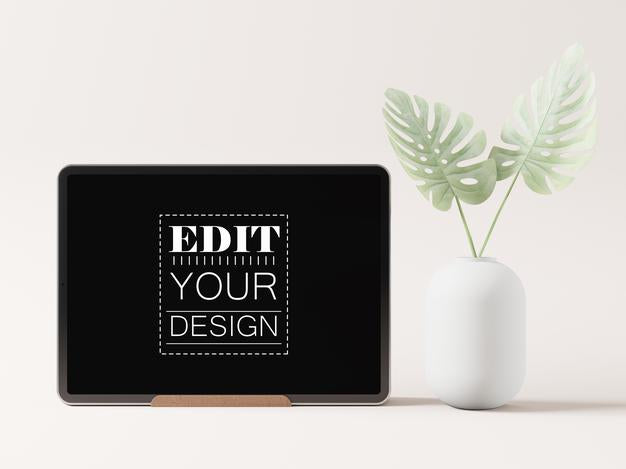 Free Blank Screen Tablet Mockup Psd