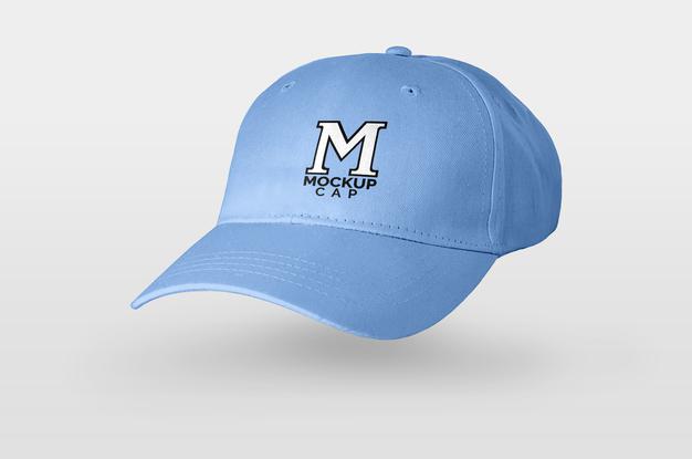 Free Blue Cap Mockup Psd