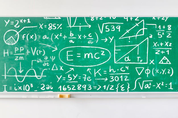 Free Board Full Of Math Formulas Mock-Up Psd