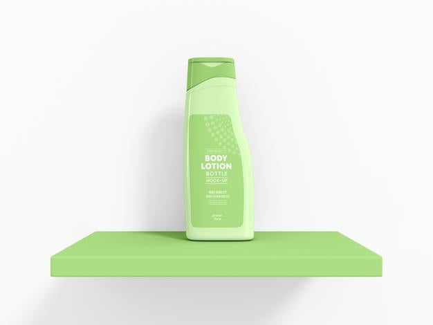 Free Body Lotion Bottle Packaging Mockup Psd