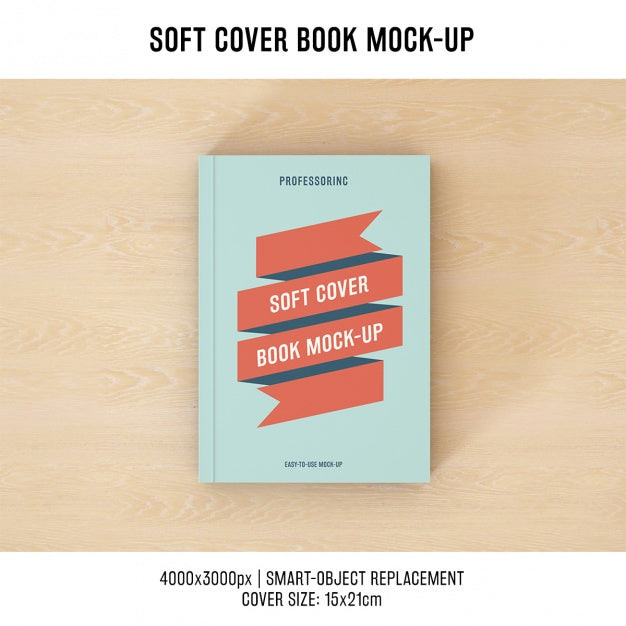 Free Book Cover Mock Up Design Psd