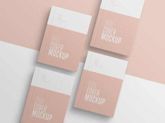 Free Book Cover Multiple Mockup Psd