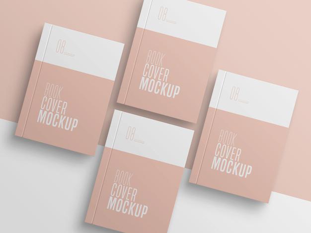 Free Book Cover Multiple Mockup Psd