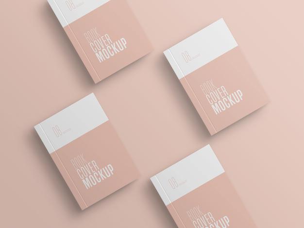 Free Book Cover Multiple Mockup Psd