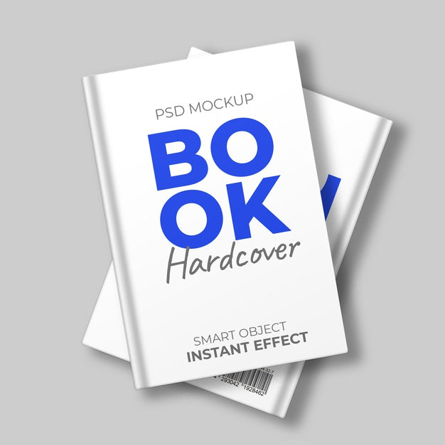 Free Book Hardcover Mockup Psd