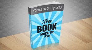 Free Book Mock-Up Psd File