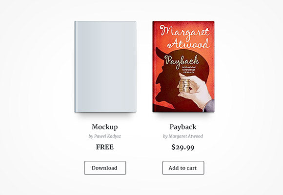 Free Book Mockup Psd