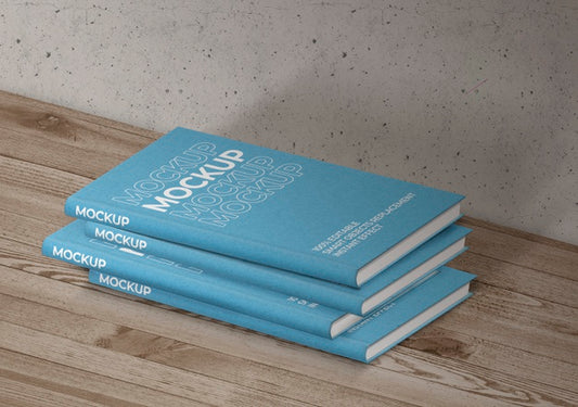 Free Books Collection Mockup Psd