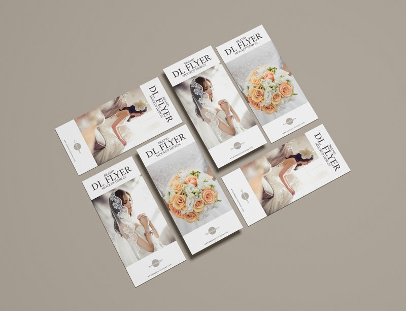 Free Brand Dl Psd Flyer Mockup Design Vol 2