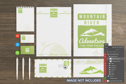 Free Branding Identity Set Mockup Psd