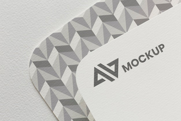 Free Branding Mock-Up On Card Assortment Psd