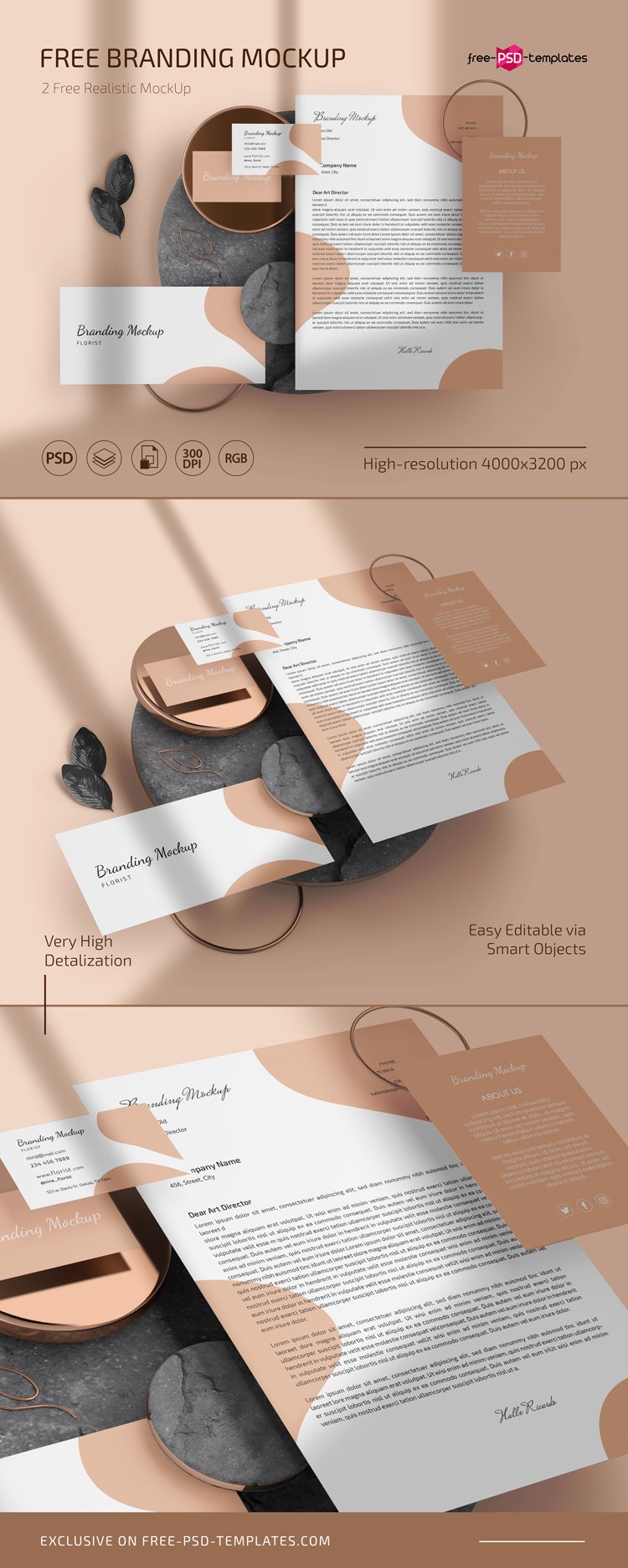 Free Branding Mockups In Psd