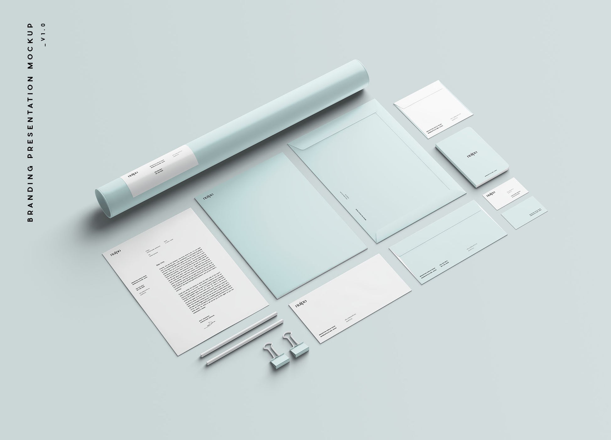 Free Branding Presentation Mockup