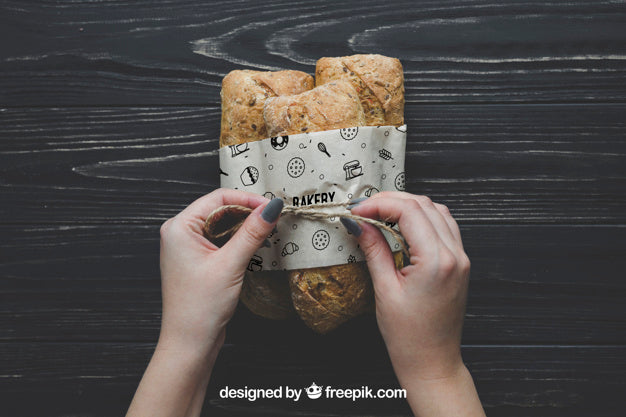 Free Bread Mockup Psd